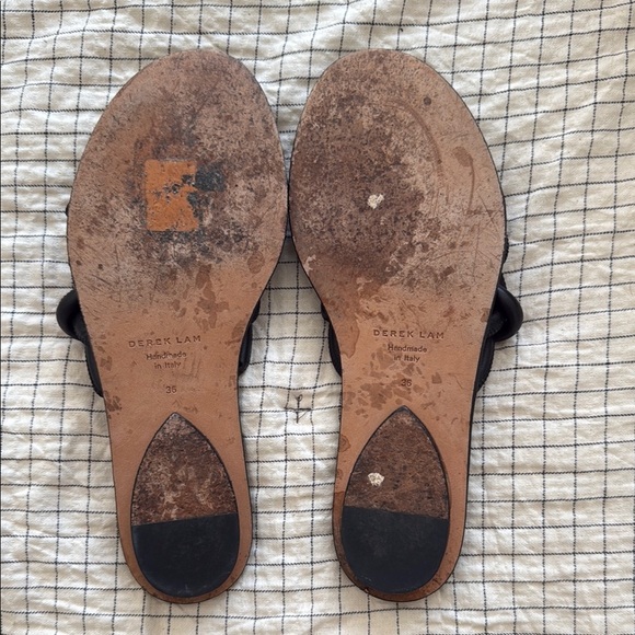 Derek Lam Faz Knot Slide Black Women's Sandals Size 36 - Picture 4 of 5